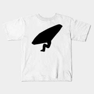 Ice skate with kitewing Kids T-Shirt